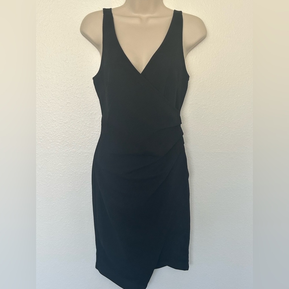 Deep Vneck Sleeveless Cocktail Dress